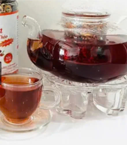 Trà gạo lứt đông trùng